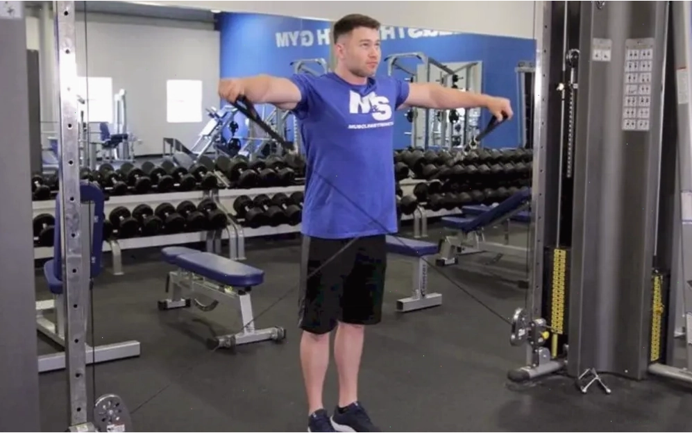 Seated Arnold Press - Biến thể của bài tập đẩy vai với tạ đơn