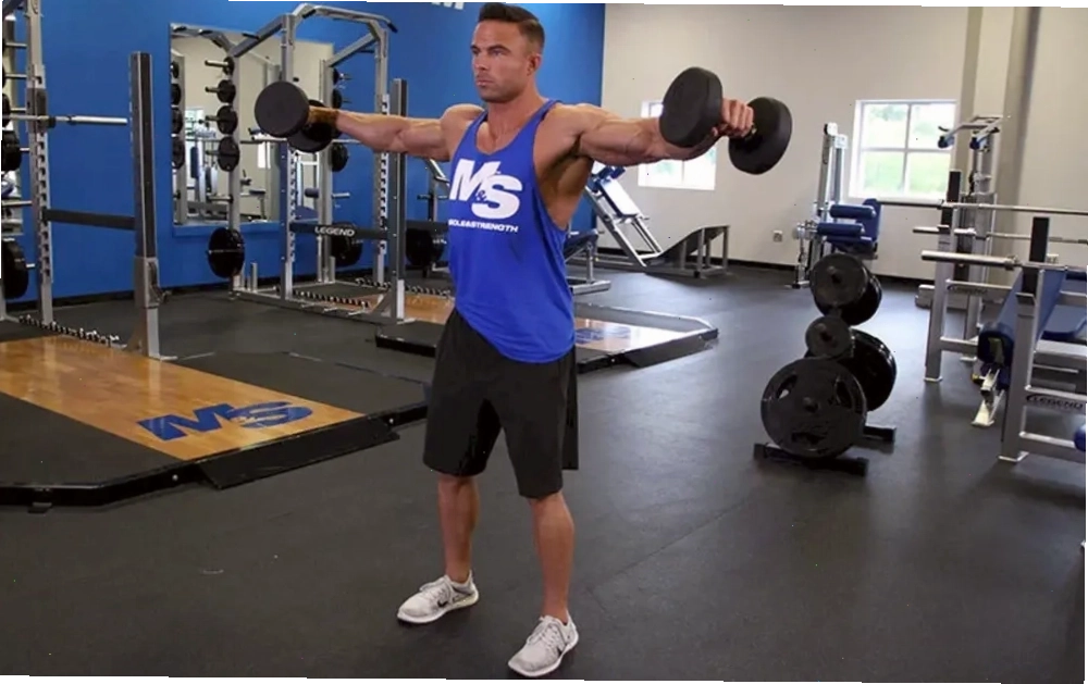 Seated Bent Over Dumbbell Reverse Fly - Bài tập vai sau tại nhà cho người mới bắt đầu
