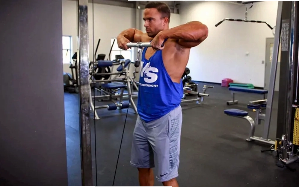 Standing Arnold Press - Bài tập vai đứng với tạ đơn