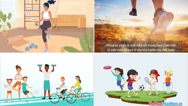 Status vui về tập thể dục: Hài hước, truyền cảm hứng và siêu dính
