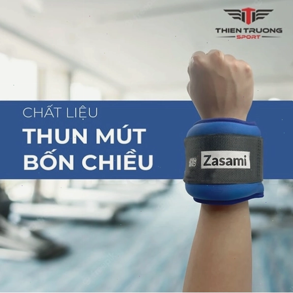 Sử dụng tạ đeo tay chân Zasami trong bài tập hít đất