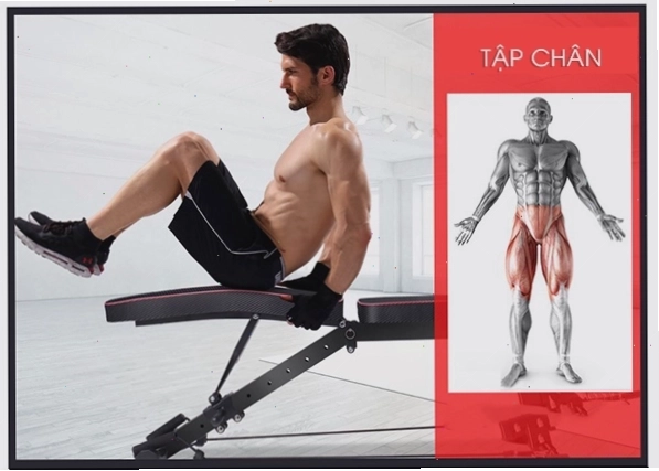 Tập cơ bụng với ghế