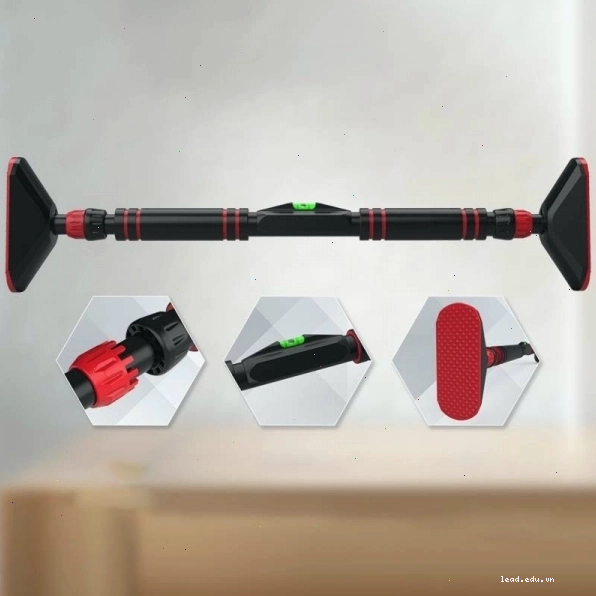 Thanh xà đơn gắn cửa được cố định chắc chắn vào khung cửa