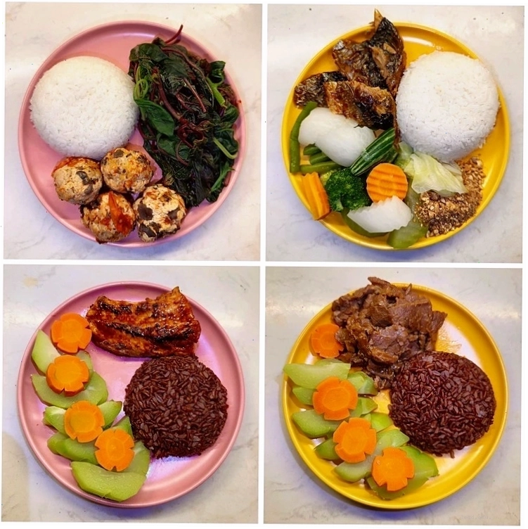 Thực đơn eat clean đa dạng, đầy đủ dinh dưỡng
