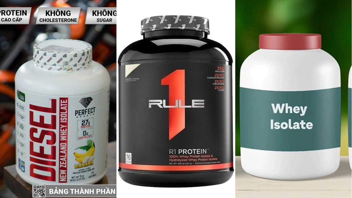 Top 6 loại Whey Protein tốt nhất hiện nay 2026: Hướng dẫn chọn lựa cho Gymer