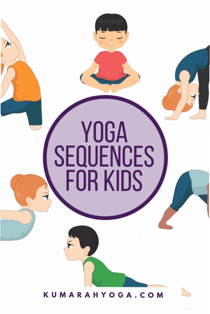 Trẻ em tập yoga theo trình tự và các lớp vận động yoga