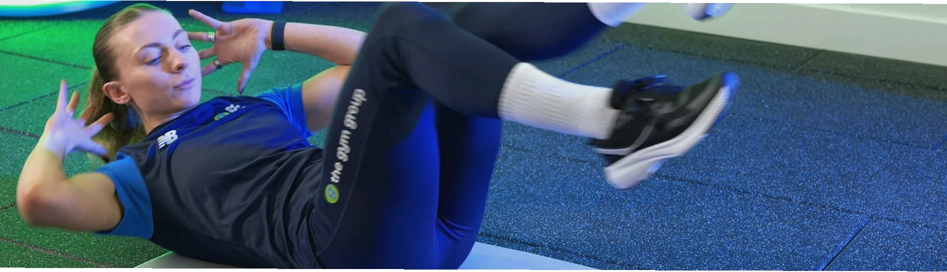 Tư thế chuẩn bị cho bài tập Bicycle Crunch