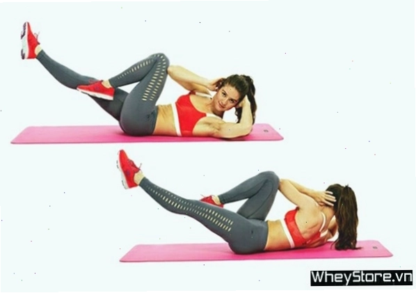 Tư thế gập bụng chữ V đòi hỏi sức mạnh cơ bụng cao