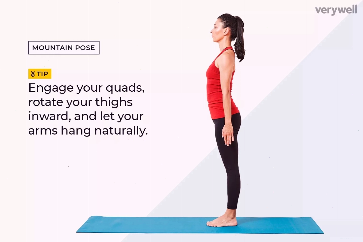 Tư thế Núi (Tadasana) - tư thế đứng cơ bản trong yoga