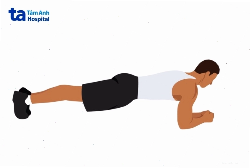 Tư thế thực hiện bài tập Plank cơ bản