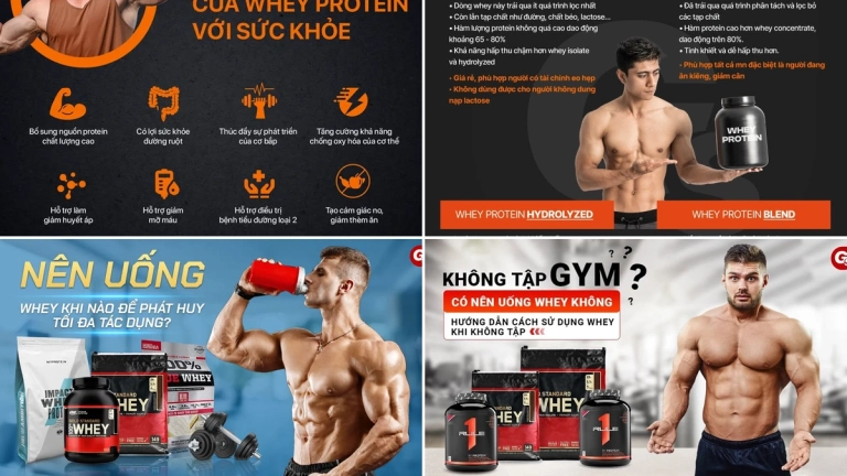 Uống Whey có tác dụng gì? Giải đáp mọi thắc mắc cho người tập luyện