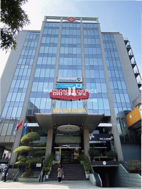 Văn phòng cho thuê tại tòa nhà Khâm Thiên Building với không gian làm việc chuyên nghiệp