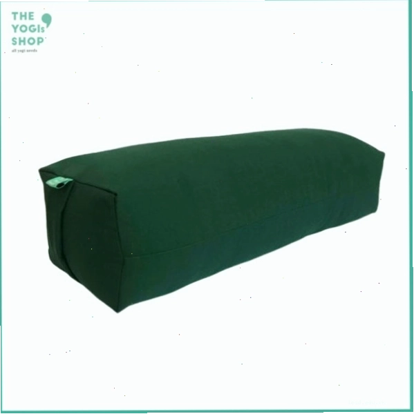 Yoga bolster hình chữ nhật màu xanh lá cây