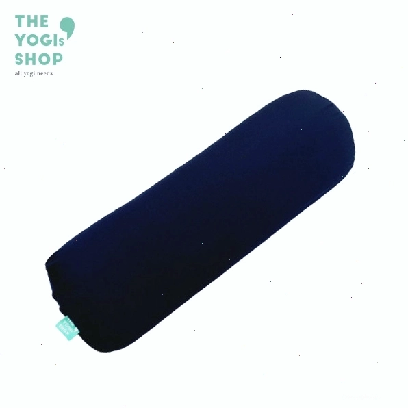 Yoga bolster hình trụ màu xanh dương hỗ trợ tư thế ngồi thiền